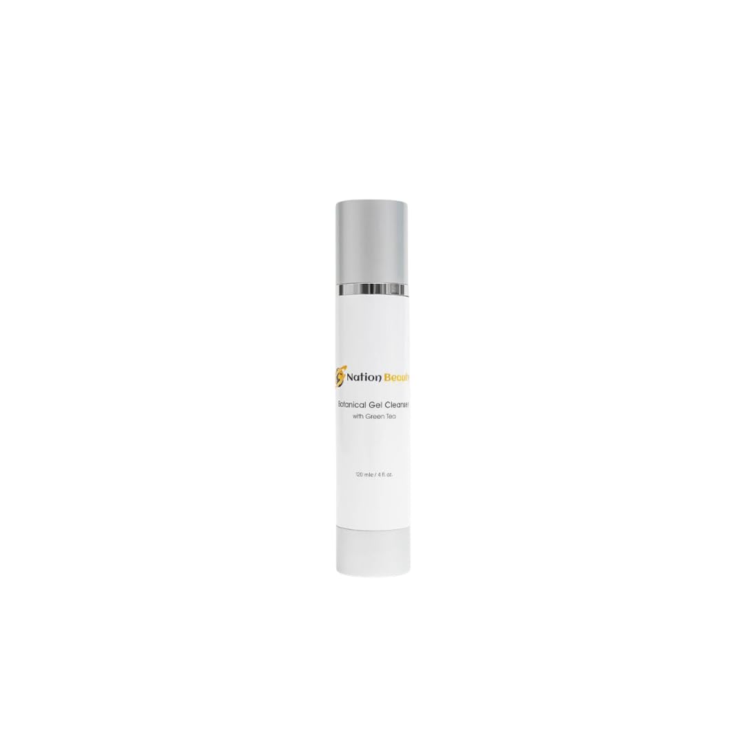 Nation Beauty Botanical Gel Cleanser with Green Tea, 4 fl oz