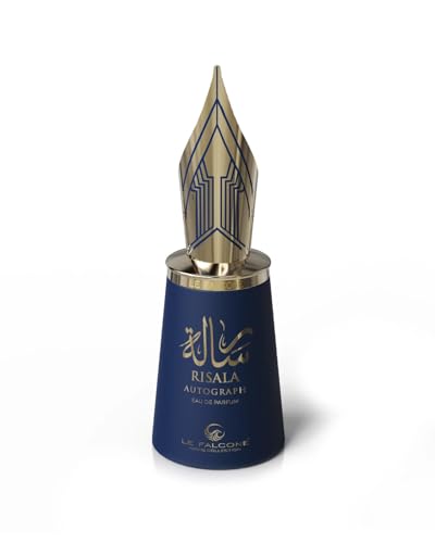 Risala Autograph 3.4 fl oz / 100 ml Eau de Parfum – unique unisex signature fragrance with lime, coconut, leather & ambergris – long lasting luxury