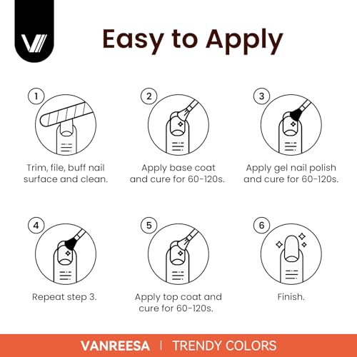 VANREESA Gel Nail Polish Kit with U V Light and Nail Drill Kit 75 Pcs Gel Polish Nail Set 45 All Season Colors Nail Polish Set Base Coat & 4 Effects Top Coat Complete Nail Kit Gifts for Women