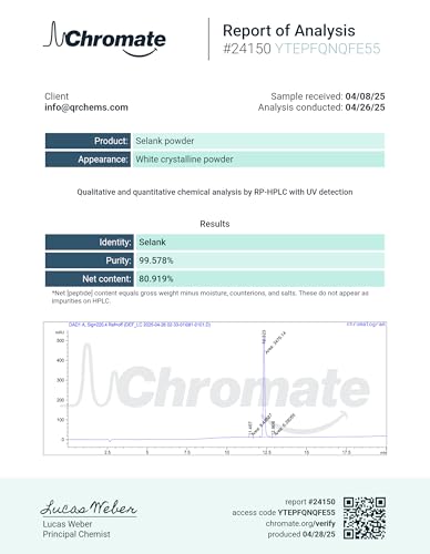 Selank TP-7 200mcg/spray 0.16% 30ml - 3rd Party Tested