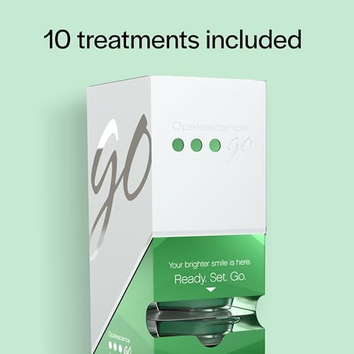 Opalescence Whitening Bundle - Opalescence Go 15% Hydrogen Peroxide Prefilled Whitening Trays and Whitening Toothpaste - Mint Flavor 5194-5166
