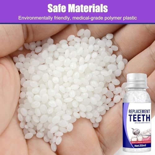 Tooth Repair Kit, Moldable Tooth Filling Repair Kit with 4 Dental Tools, Fixing The Missing and Broken Tooth Replacements, Make You Smile Confident Again