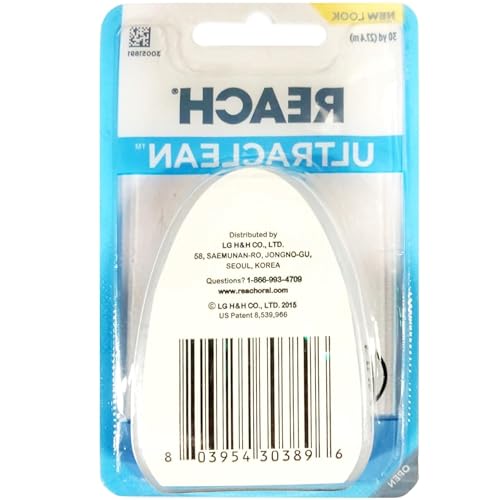 REACH Ultraclean Dental Floss, Oral Care, Mint-Flavored, 1 Count (Pack of 7)