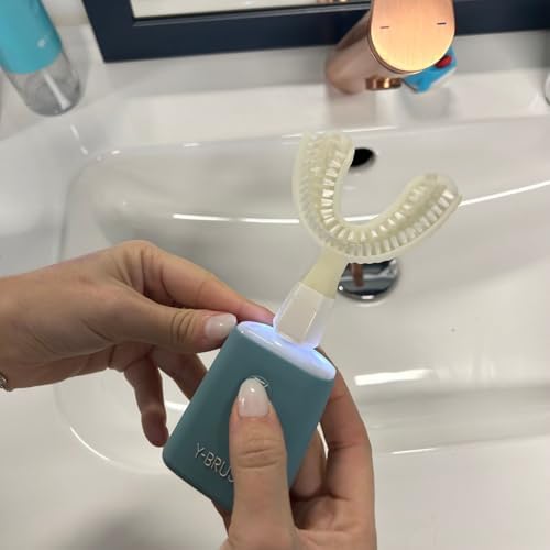 Y-Brush New 2025 Essential - Sonic Electric Toothbrush - 3 Months Battery Life with USB-C - 2 Brushing Modes - Clinically Proven - Adult