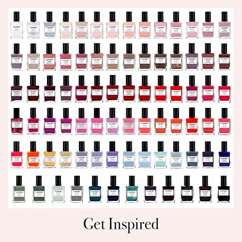 L'Oxygéné Oxygenated Nail Lacquer | Candy Floss | Light Pink Opaque Nail Polish | UV Protected Long-Wear Nail Polish | 12-Free | Vegan | Certified Halal | Cruelty & Gluten Free | 15 ml