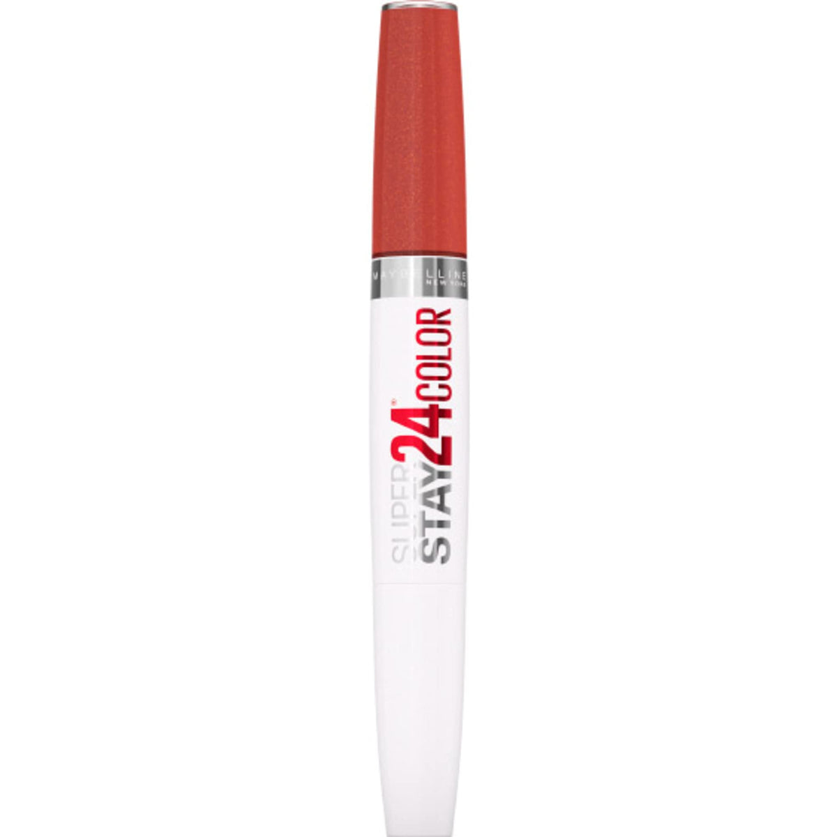 MAYBELLINE Super Stay 24 2-step Long Lasting Liquid Lipstick and Lip Balm, 915 Sultry Amber, 1 count