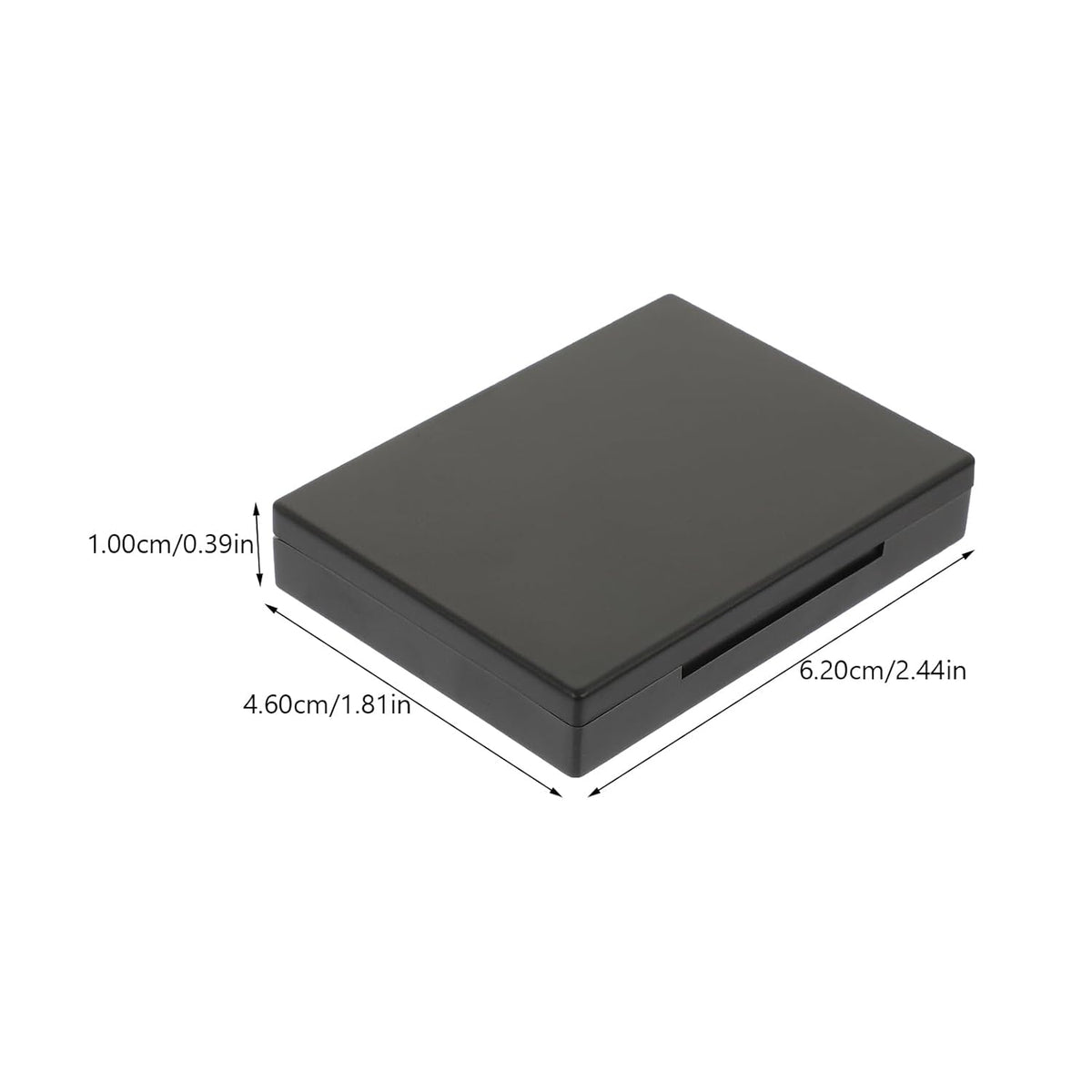 Empty Magnetic Eyeshadow Makeup Palette with 2Pcs Round Metal Pans,Magnetic Makeup Palette, Empty Makeup Palette,Aluminum Blush Empty Magnetic Eyeshadow Case,Customizable Beauty Organizer