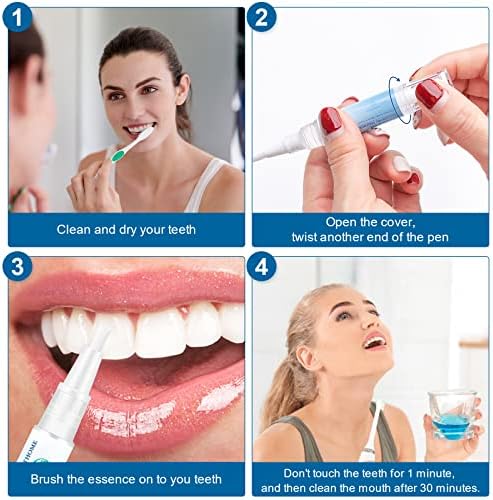 Teeth Whitening Essence Pen for Cleaning Teeth Stains, Freshening Breath and Reducing Yellowing (3pcs)