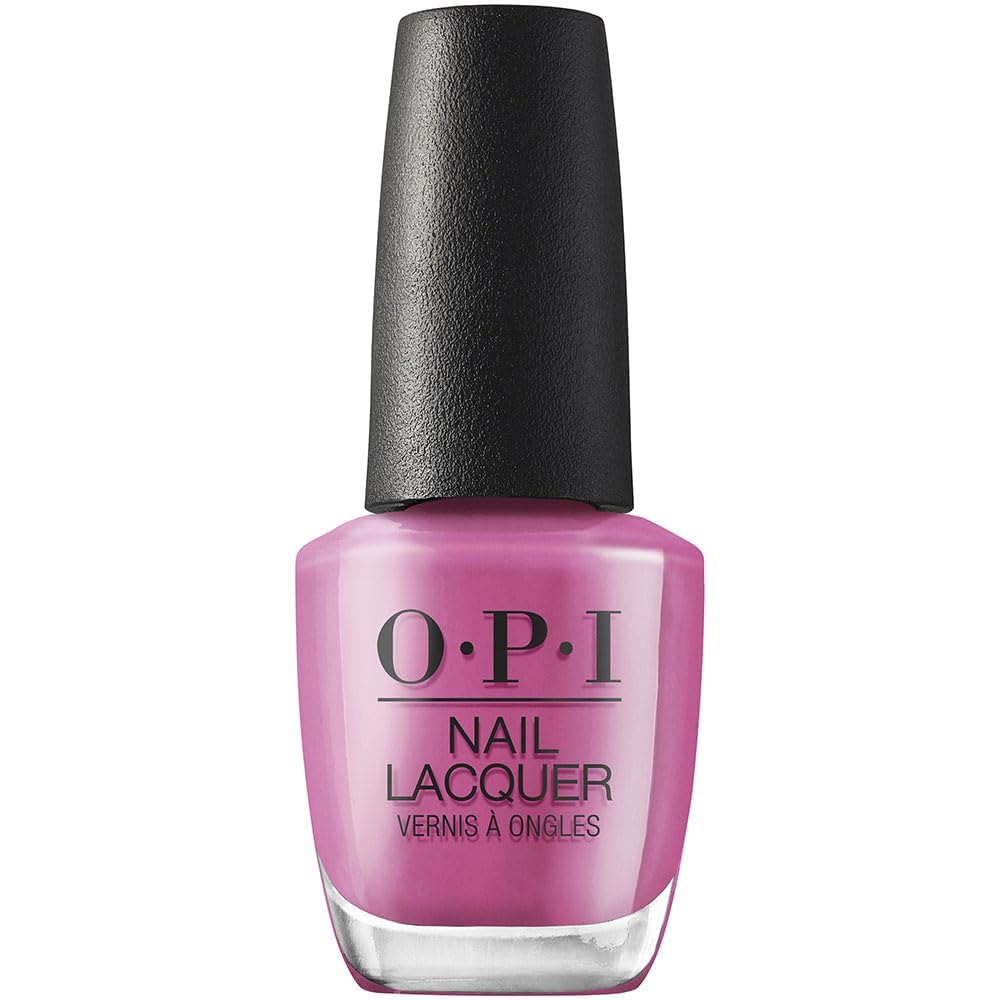 OPI Nail Lacquer Without a Pout | Opaque Bright Pink Crème Chip Resistant Nail Polish Your Way Collection