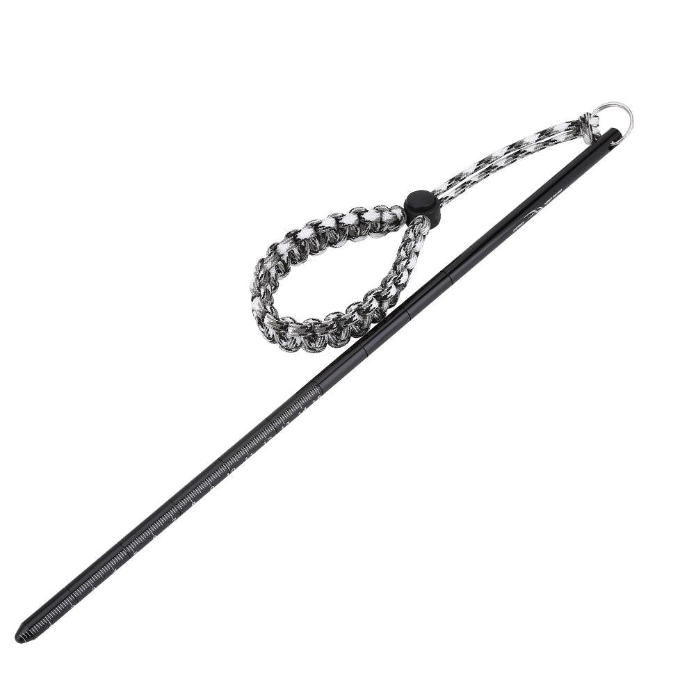 Vbestlife Diving Stick Pointer 34Cm Aluminum Scuba Noise Maker Stick Rod Pointer Lobster Tickle Stick with Parachute Lanyard(Black) Scuba Diving Accessories Scuba Pointer Stick
