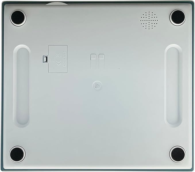 Taylor Digital Extra-Wide Extra High 500lb Capacity Bathroom Scale for Body Weight, Accurate High Precision and Ultra Wide Platform, Digital Weighing Machine for People, Easy-to-Read, Slate Blue