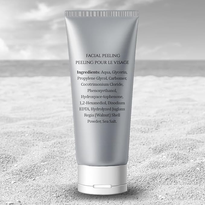 Vivo Per Lei Facial Peeling Gel - Face Peel with Dead Sea Minerals - Gentle Exfoliating Gel for Face - 4.05 Fl Oz - Pack of 4