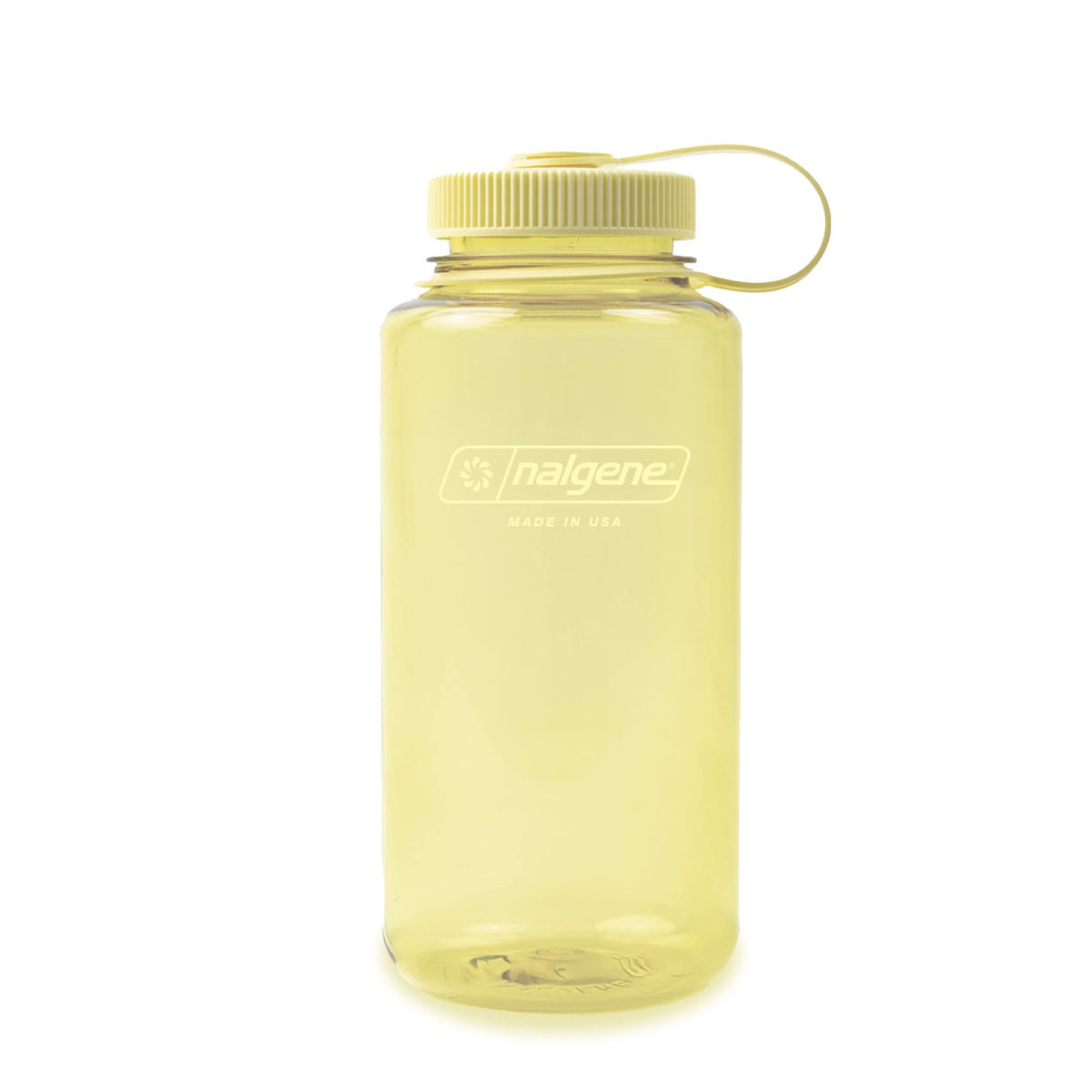 Nalgene Monochrome BPA-Free Recycled Water Bottle for Backpacking, Hiking, Gym - 32 oz Shatterproof Reusable Bottle