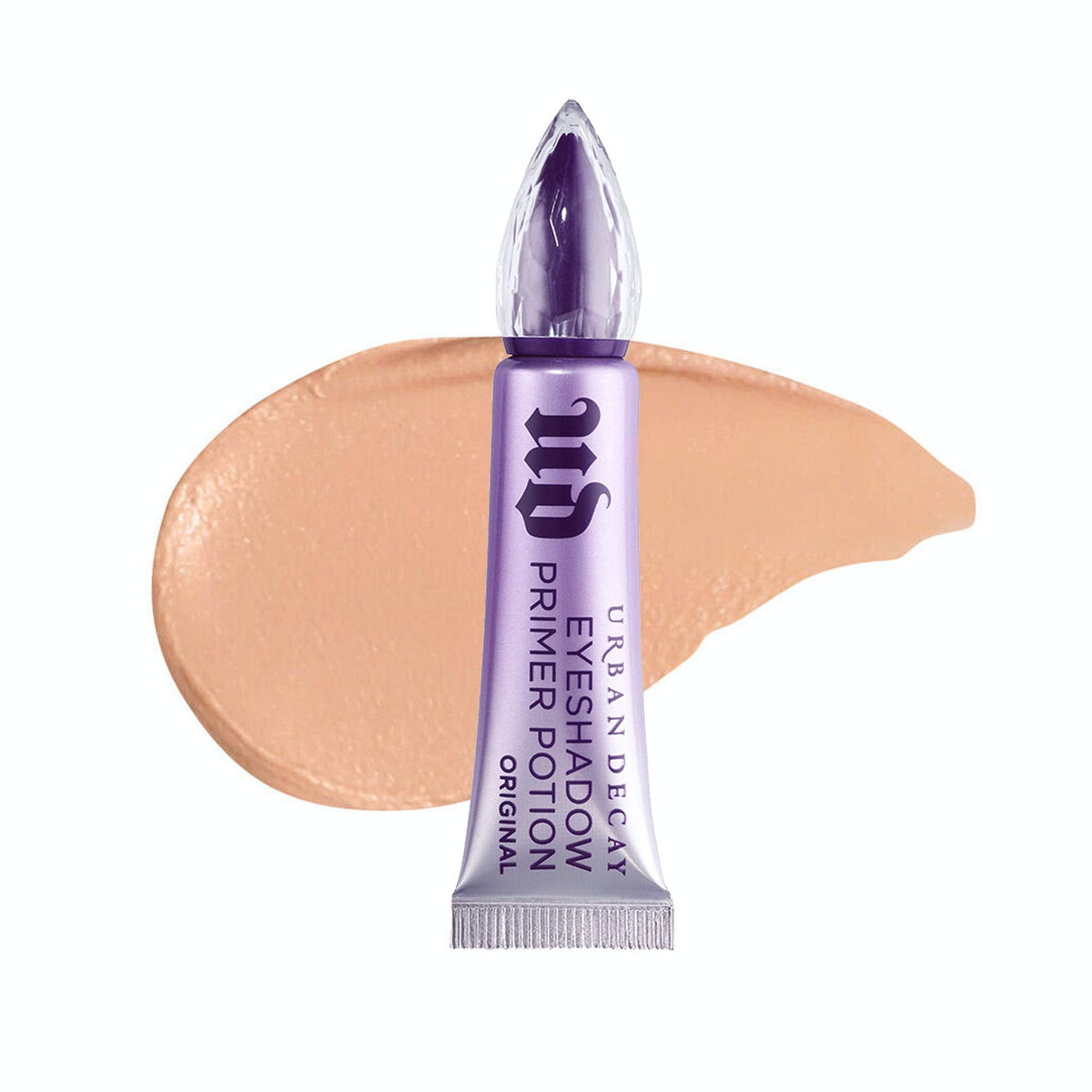 Urban Decay Eyeshadow Primer Potion (Travel Size), Award-winning Nude Eye Primer, Crease-free Eye Makeup Looks, Smooths & Preps Eyelid Base for Vibrant Color, All-day Wear, Dries Invisible -0.16 fl oz