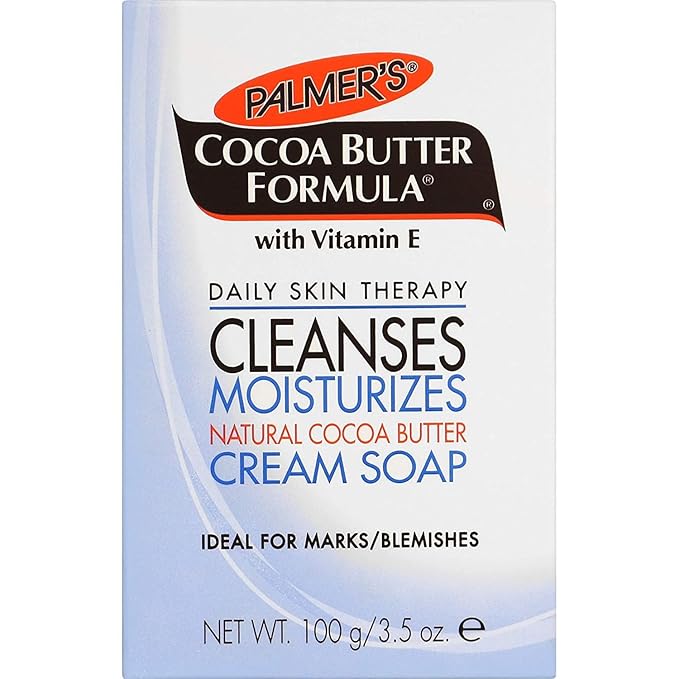 Palmer's Cocoa Butter Formula with Vitamin E, Daily Skin Therapy Cream Soap, 3.5 oz