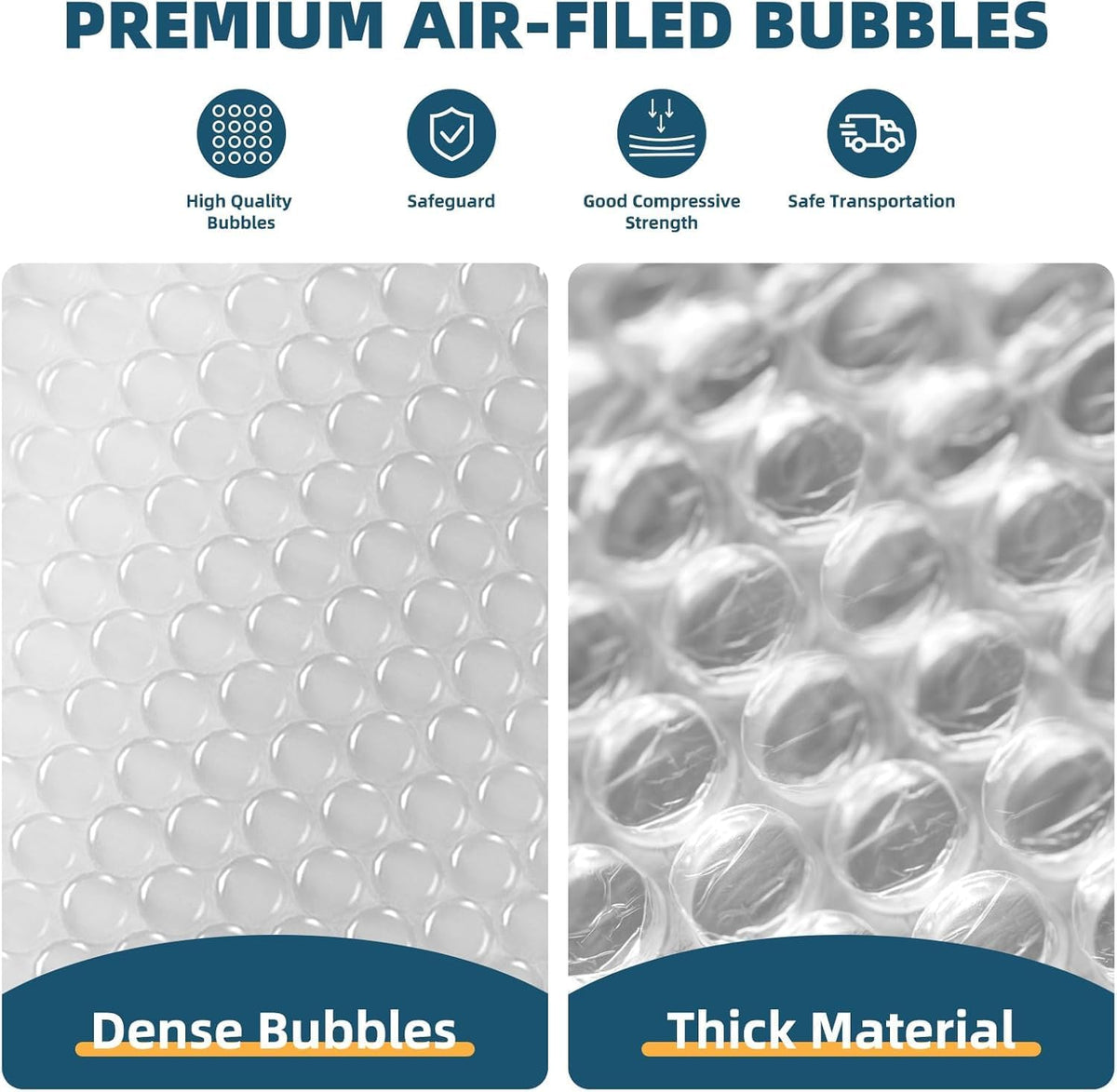 Metronic Bubble Cushioning Wrap 9 Pack 16 Inch x 324 FT, Dense Bubble Packing Air Wrap Clear Bubble Packing Roll for Shipping and Moving Supplies, Perforated Every 12"