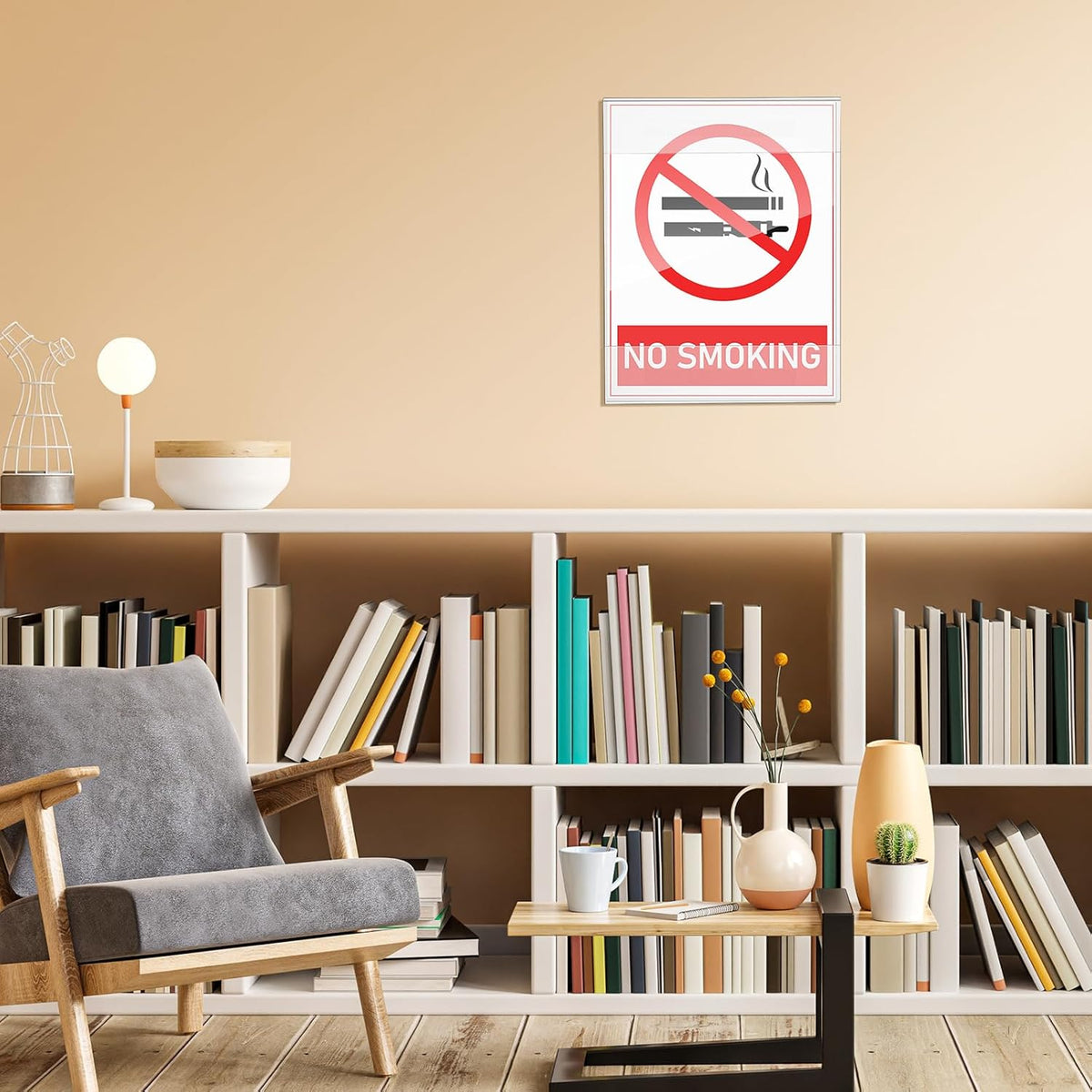Kigley 50 Packs 8.5 x 11 Wall Mount Acrylic Sign Holder Clear Acrylic Sign Holder with Tape Wall Mount Plastic Paper Display Frame Document Menu Holder for Office Home Store Restaurant No Drilling