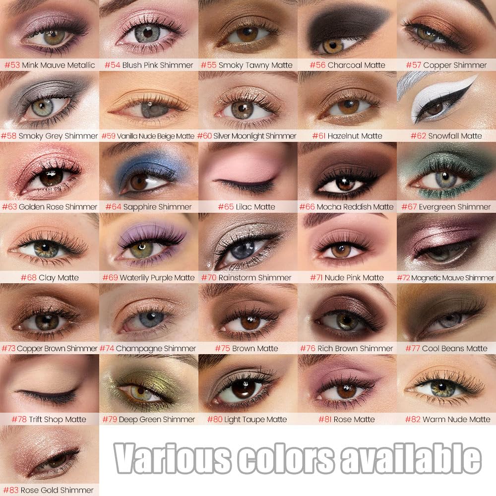 Baby Pink Matte Cream Eye Shadow Stick Makeup for Women, Baby Pink Matte Eyeliner Pencil Eyeshadow Brightener Stick for Eyes, Waterproof Eyeshadow Applicator Blendable sombras para ojos 65#