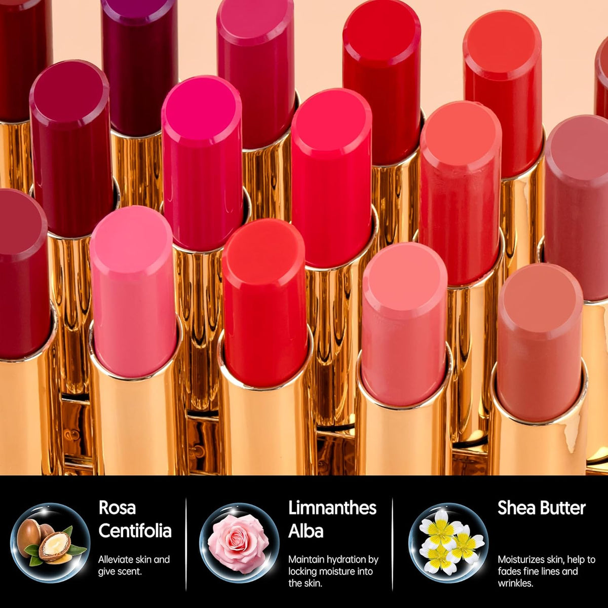 MAKI YIKA Moisture Dark Red Lipstick for Women Hydrate Lip Balm for Dry Cracked Lips Weightless Glossy Lip Color Juicy Finish,MA052 Dark Time