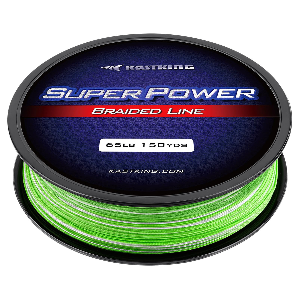 KastKing Superpower Braided Fishing Line, Grass Camo, 80LB, 150 Yds