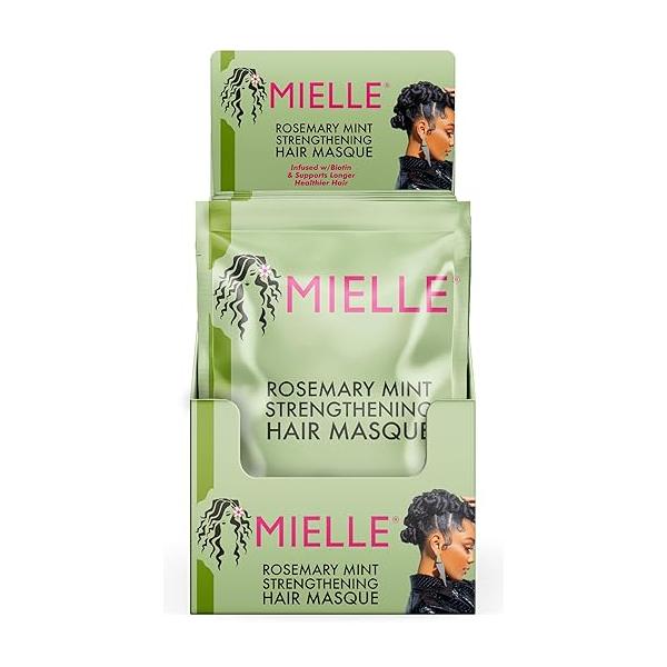 Mielle Rosemary Mint Strengthening Hair Masque w/Biotin 1.75 (Pack of 3)