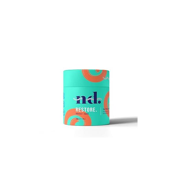 Restore Moisture Masque, For Deep Conditioning Dry, Damaged or Color Treated Hair | Moisturizes Straight, Wavy and Curly Vegan, Phalate & Paraben-Free 8.5 Ounces