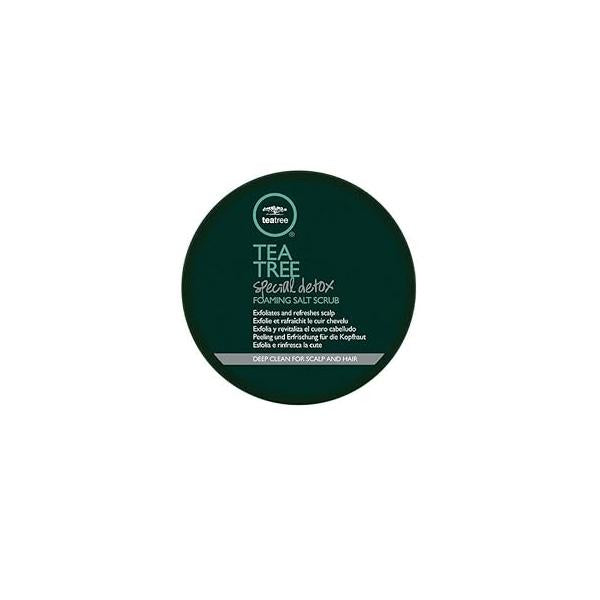 Tea Tree Special Detox Foaming Salt Scrub, Exfoliates, Refreshes Scalp, For All Hair Types, 6.5 oz.