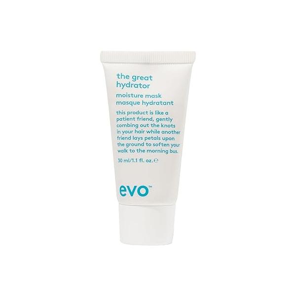 evo The Great Hydrator Moisture Hair Mask - Moisturise, Add Softness & Shine, Nourishing Hydrating Treatment for Dry