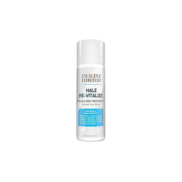 Male Re-Vitalize Original Penile Health Cream for Men - Relieve, Restore and Support Skin Moisturizer Lotion Large Value Size (5fl oz/150ml)