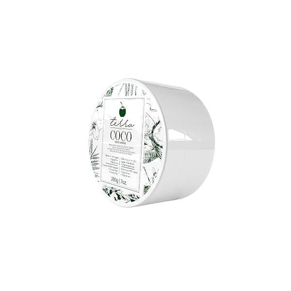 Terra Coco Verde Mask | Vegan Moisturizes and Nourishes Ideal for Extremely Dry Worn Hair Damaged by Sun or Chemicals| Removes Dead Cells Acts as a Sunscreen 7.0 oz