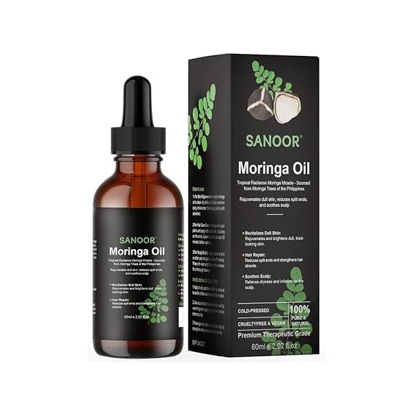 SANOOR® Rosemary Mint, Scalp Hair Growth Oil, Infused Biotin to Encourages | Healthier, Stronger & Long Strands All Type Texture Straight, Waves Chemically Treated Hairs