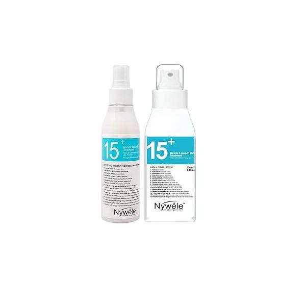 Nywele 15+ Miracle Leave in Hair Treatment 5.OZ PACK OF 2