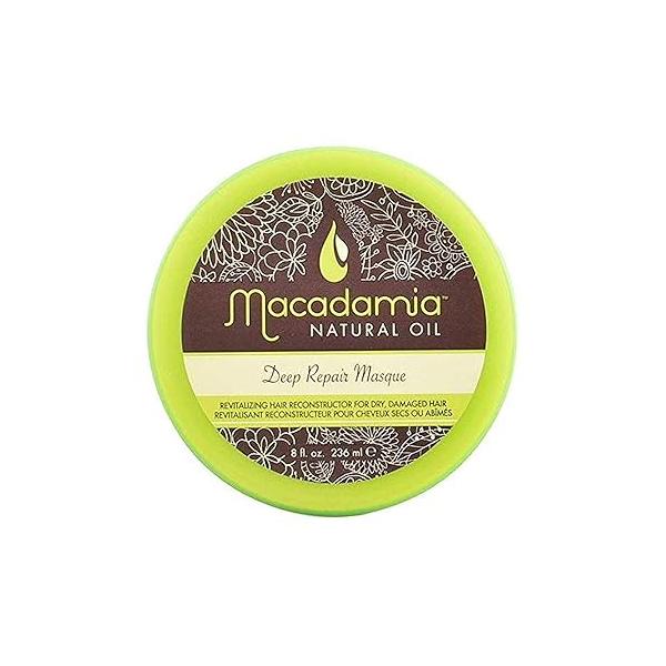Macadamia Natural Oil Deep Repair Masque 8 oz ( Pack of 2)