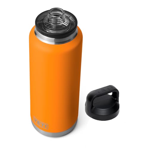 YETI Rambler 46 oz Bottle, Vacuum Insulated, Stainless Steel with Chug Cap, King Crab