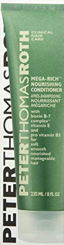 Peter Thomas Roth | Mega-Rich™ Nourishing Conditioner, Biotin B-7 Complex Conditioner for Softer, Smoother, Healthier-Looking Hair, 8.5 Fl Oz