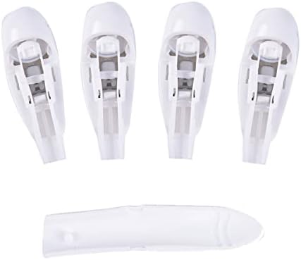 Sensitive Replacement Toothbrush Heads Refill Compatible with Oral-B Cross Action Power 3733 4732, Clean Rotating Powerhead and Crisscross Bristles (White)