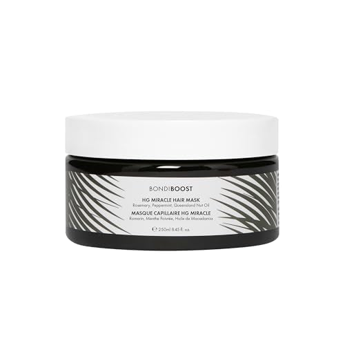 BONDIBOOST Miracle Hair Mask for Damaged Hair [8.45 fl oz], Deep Conditioning Hair Mask for Fine Hair, Clinically-Proven to Improve Split Ends, Argan Oil + Biotinoyl Tripeptide-1 Formula, Sulfate Free