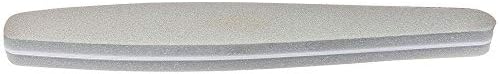 ForPro Professional Collection Expert Sponge Board, 100/180 Grit, Double-Sided Nail Board, 7” L x 1.25” W, 12-Count