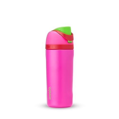 Owala FreeSip Insulated Stainless Steel Water Bottle with Straw, BPA-Free Sports Water Bottle, Great for Travel, 40 Oz, Summer Sweetness