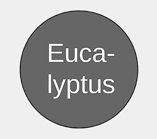 Eucalyptus Essential Oil Bottle Cap Stickers for doTERRA or Young Living (154 Stickers per Sheet) (5 Sheets)