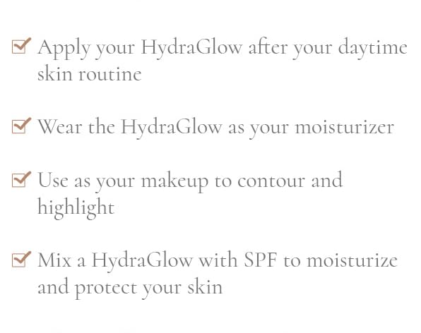 Glowbiotics Probiotic HydraGlow Illuminating Serum Pink: Hydrating Dew Drops for Radiant Skin, Illuminating Glow Enhancer with Hyaluronic Acid and Probiotics, 1 Fl Oz