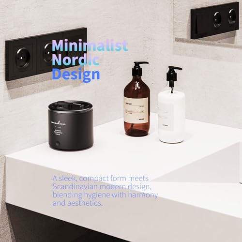 Ultrasonic Retainer Cleaner – Auto-Adjust 39-48kHz Electric Cleaner for Aligner, NightGuard, Mouth Guard, Denture & More | Easy & Quiet