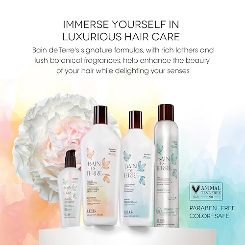 Bain de Terre Coconut Papaya Ultra Hydrating Conditioner, Moisture Quench for Dry, Damaged Hair, with Argan & Monoi Oils, Paraben-Free, Color-Safe, Vegan