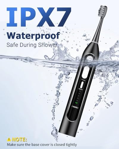 Electric Toothbrush with Water Flosser Combo in One - 3 in 1 Professional Sonic Flossing Toothbrush, 5 Replacement Heads, 3 Modes & 5 Speed, Rechargeable&Portable Teeth Cleaning Kit for Adults, 500ML