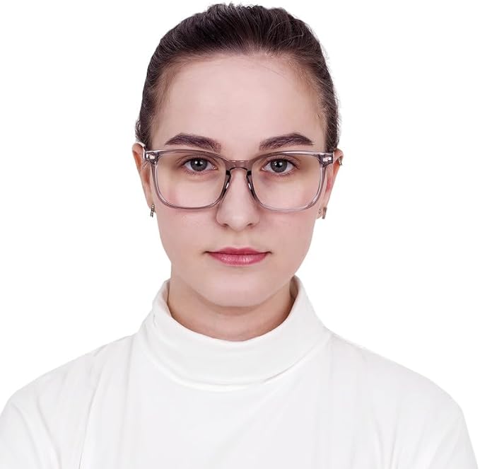 YEIN Bifocal Reading Glasses with Blue Light Blocking Lenses, Bifocal Reader for Women and Men, Vintage Square frame with Spring Hinge (+0.00/+1.50 magnification)