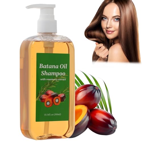 Shampoo De Batana, Rosemary Oil Shampoo,Batana with Rosemary Extract, Para La Caida Del Cabello, Nourishing & Regenerating Hair-Soft and Fluffy for Men & Women