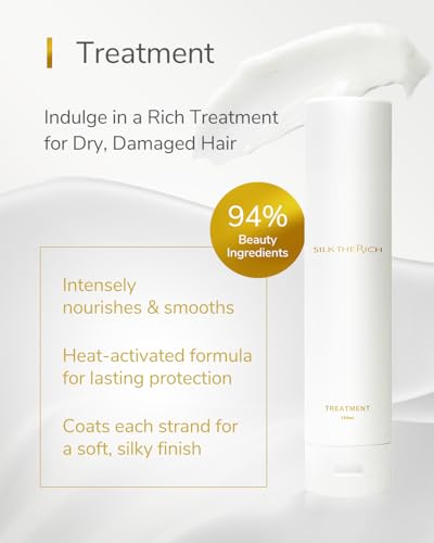 Shampoo & Conditioner Set, Hydrating & Moisturizing for Dry, Damaged, Color-Treated Hair, Paraben & Sulfate Free, Clean Hair Shampoo & Conditioner for Women & Men, White (8.5 fl oz Each)