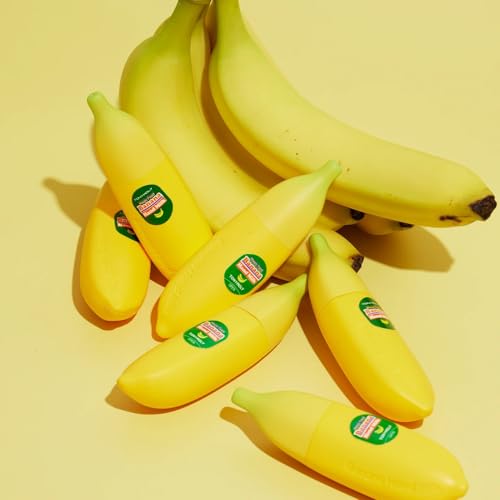 TONYMOLY Magic Fruit Hand Lotion, Nourishing & Moisturizing Hand Cream for Dry Cracked Hands, Soothes & Softens Skin, Banana, 1.52 oz