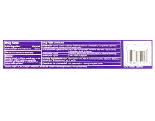 Close-Up Toothpaste, Refreshing Red Gel, Anticavity Fluoride, Cinnamon, 6 Ounce (Pack of 6)