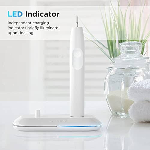 Galvanox Dual Toothbrush Charger for Philips Sonicare Electric Toothbrushes - Replacement for HX6100 Works with Protective Clean 4100, 6100, Kids Models & More (Waterproof Charging Base) 2-in-1